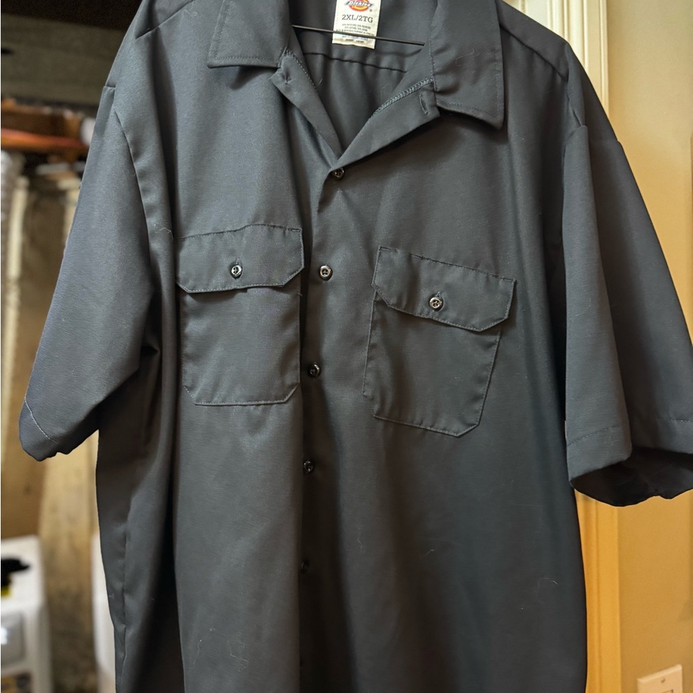 Dickies Black Mechanic Shirt